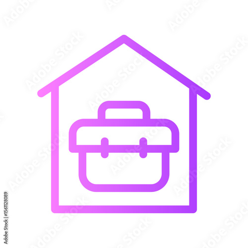 homeoffice gradient icon