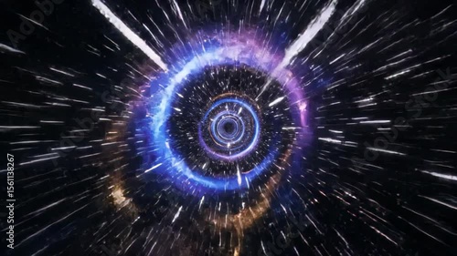 Flying Through a Fast Space Wormhole