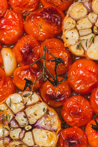 Wallpaper Mural Cherry tomatoes baked with thyme and garlic clove Torontodigital.ca