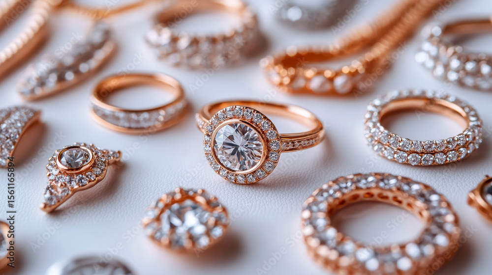 Exquisite Collection of Premium Rose Gold and Pink Diamond Jewelry Pieces Exquisite Collection of Premium Rose Gold and Pink Diamond Jewelry Pieces