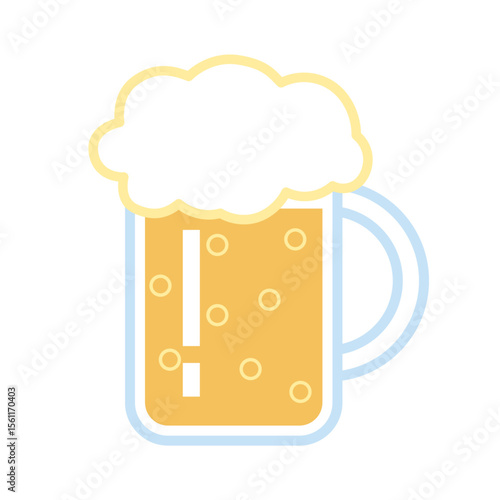 ビールジョッキのイラスト