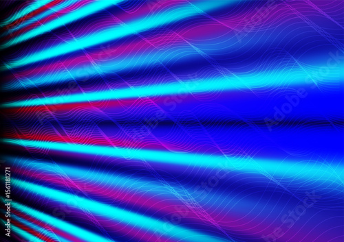 Frequency technology, abstract modern light and sound concept, vector design.