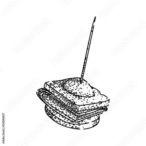 bitesized canape sketch hand drawn vector