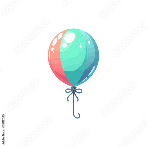This cheerful, colorful balloon is perfect for websites or blogs about celebrations, birthdays, parties, or joyful events, offering a simple yet vibrant graphic element.

