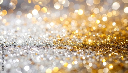 Background gliter gold silver 