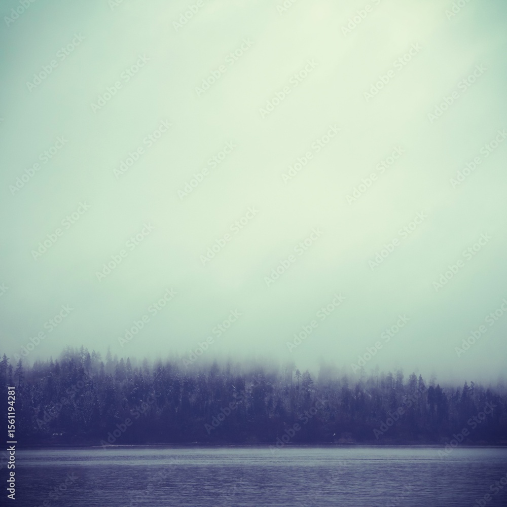 Obraz premium Scenic view of lake against sky