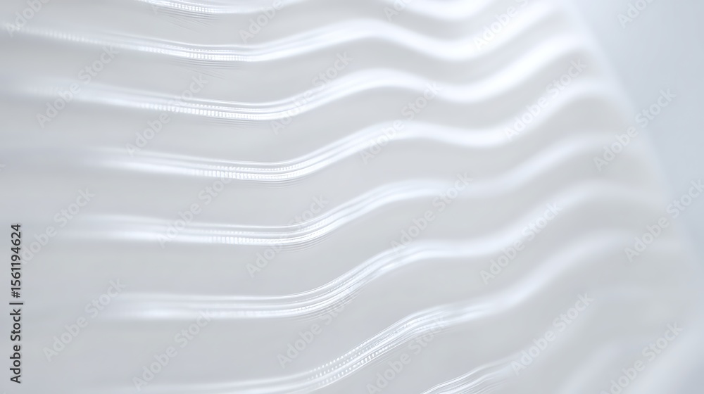 Obraz premium Abstract white wavy lines
