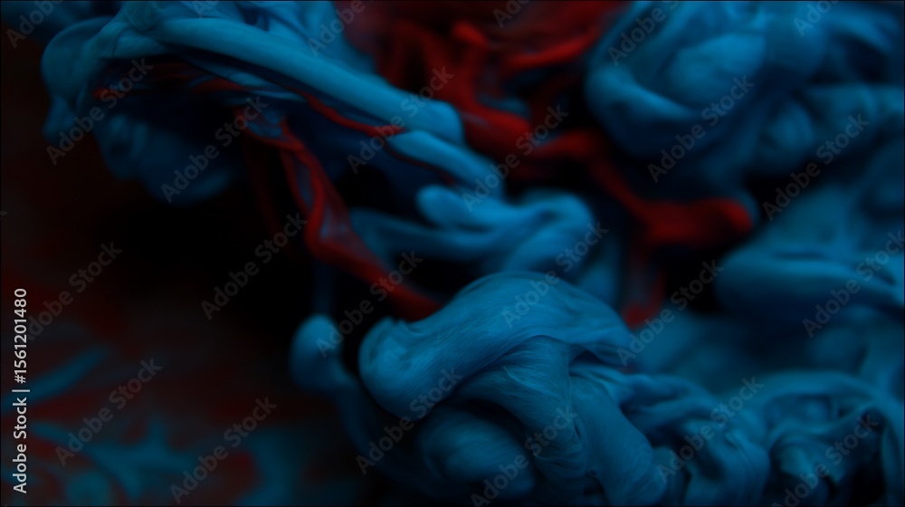 Fototapeta premium Abstract ink swirling (3)