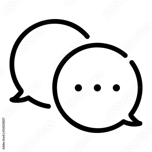 dialog line icon