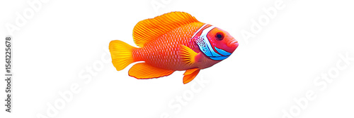 tropical fish isolated on white background Png.