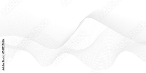 Abstract blend wave lines and technology background. Background lines wave abstract stripe design. White background, mesh abstract, vector gradient line soft blend.	
