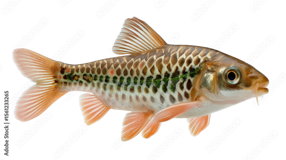 Exotic Aquatic Wonder: A vibrant and detailed capture of a single, enchanting fish, showcasing its intricate scale patterns and delicate fin structure, highlighting its beauty. Exotic Aquatic Wonder: A vibrant and detailed capture of a single, enchanting fish, showcasing its intricate scale patterns and delicate fin structure, highlighting its beauty.