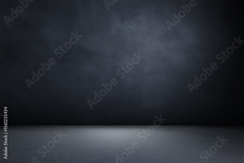 Smooth black gradient background, subtle and modern