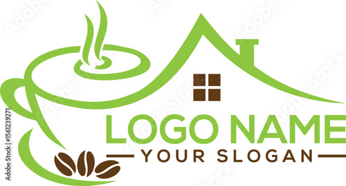 green tea house logo
