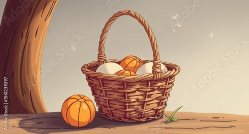 Basket, Basket illustration, Woven basket, Basket icon, Picnic basket, Fruit basket, Shopping basket, Bread basket, Basket vector, Hand-drawn basket, Basket clipart, Rustic basket, Empty basket, Full 