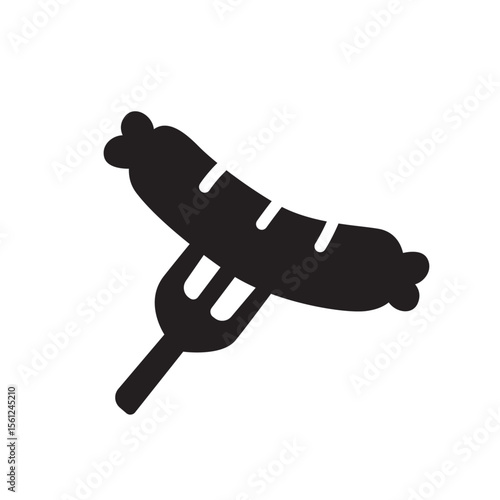 grilled sausage icon 
