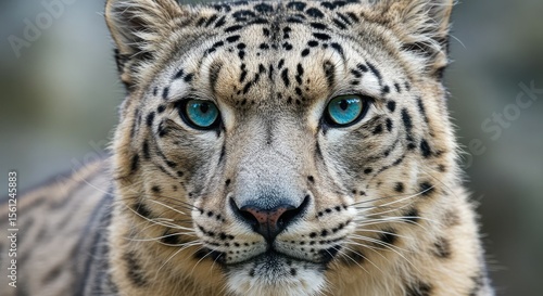 close up portrait of a leopard