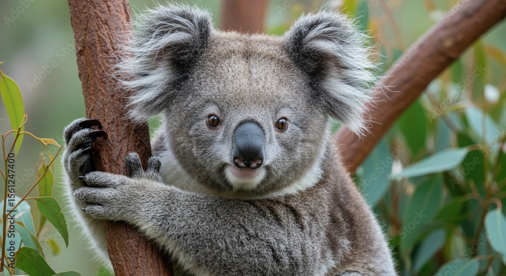 Naklejka premium koala bear cub
