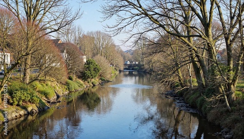 Wallpaper Mural Bright yellow flower field under clear blue sky in spring   Torontodigital.ca