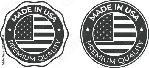 Made in USA Stamp, Badge, Seal, Emblem Etc.