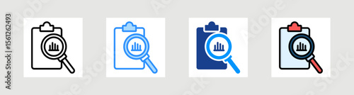 Research Icon Collection Set Multiple Style