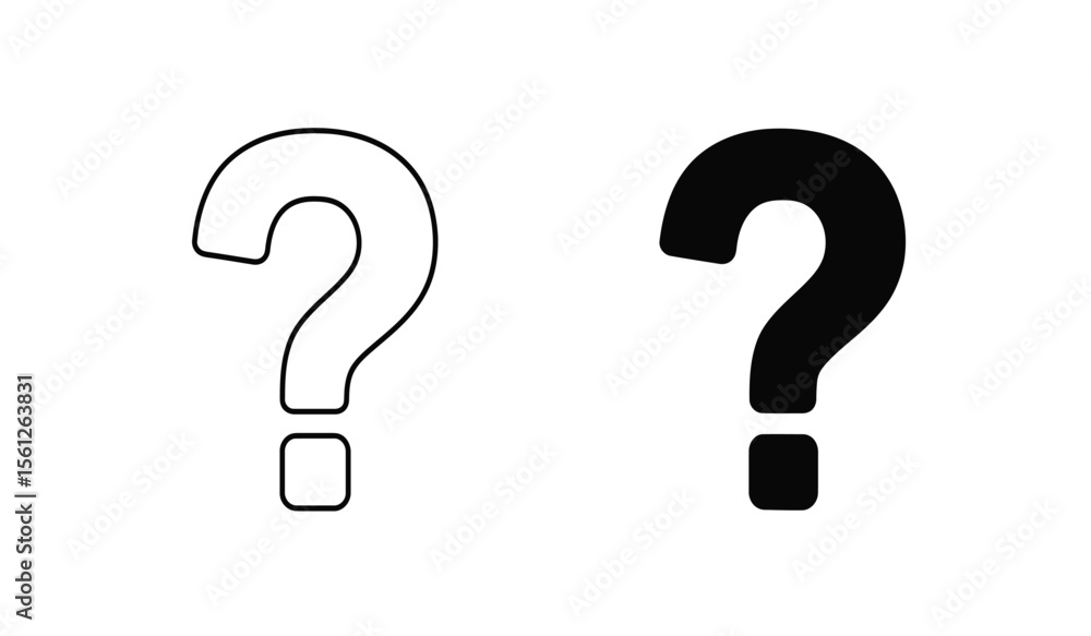 Question icon set. question mark icon. Question icon set. question mark icon.