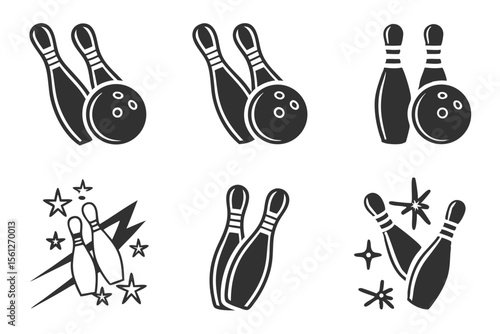 bowling pins set
