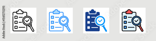 Survey Icon Collection Set Multiple Style