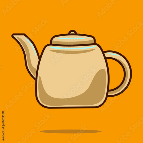 tea pot illustration clip art