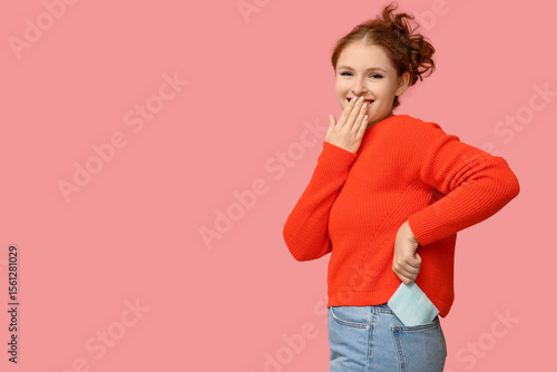 Beautiful young woman with ...