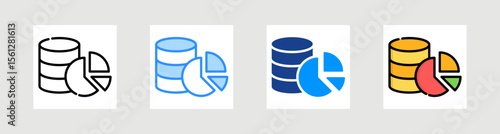 Partition Icon Collection Set Multiple Style