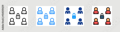 Isolate Icon Collection Set Multiple Style