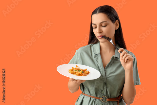 Young woman with tasty past...
