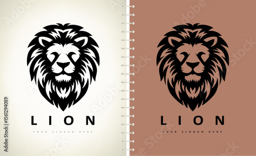 Lion logo animal vector design