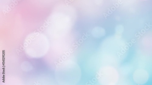 Dreamy Pastel Bokeh Background: Soft Pink, Blue, and White Blurred Lights