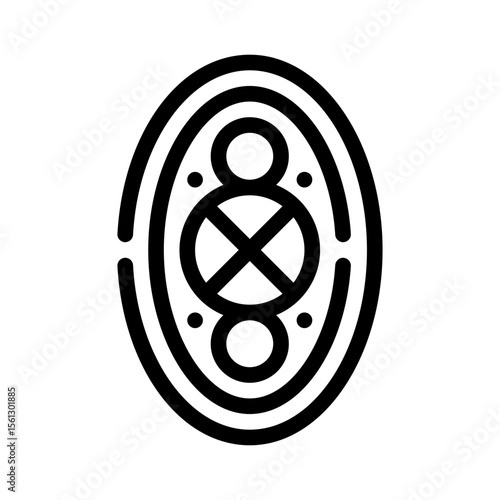 bruschetta line icon
