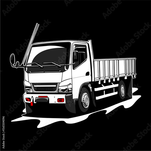 Cargo Truck Illustration