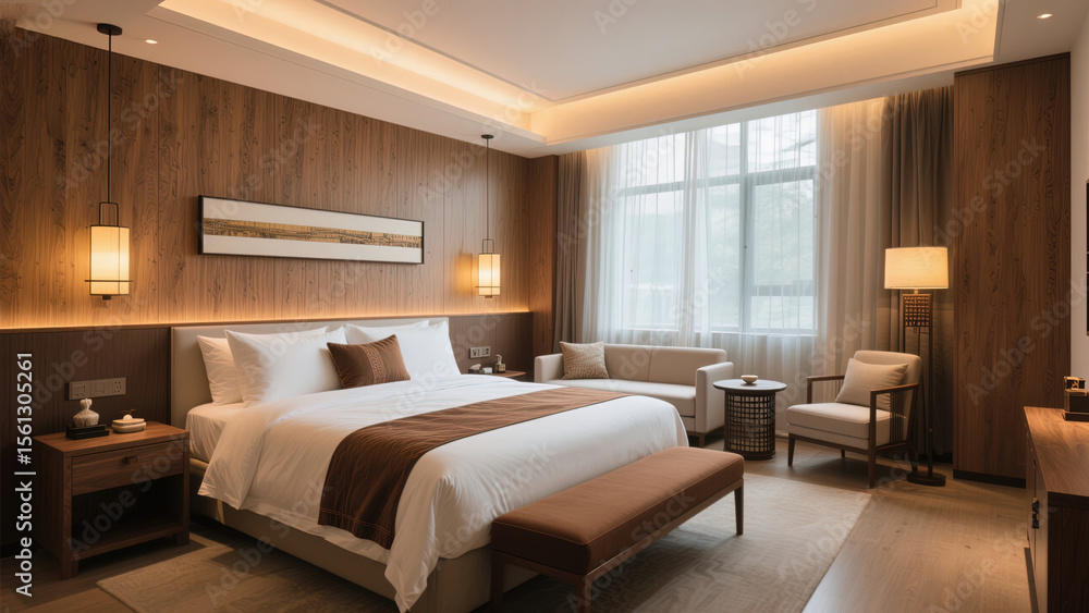 Fototapeta premium hotel room interior