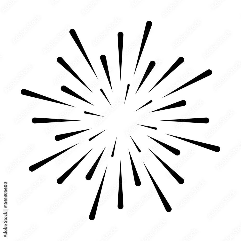 Fireworks vector icon. Banger illustration sign. Frecracker symbol. Firework web icon. Fireworks vector icon. Banger illustration sign. Frecracker symbol. Firework web icon.