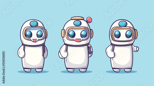 Cute Pilot Mascot Cartoon with Bottle of Milk - Vector Flat Design