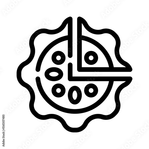 pie line icon