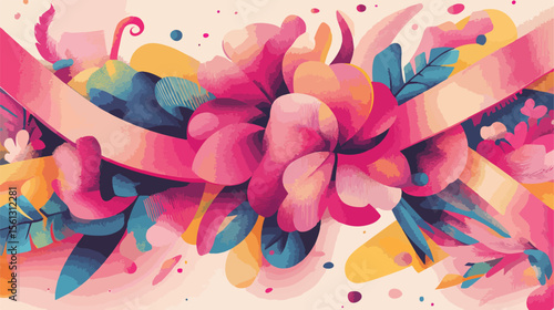 Breast Cancer Awareness Lettering Poster Design