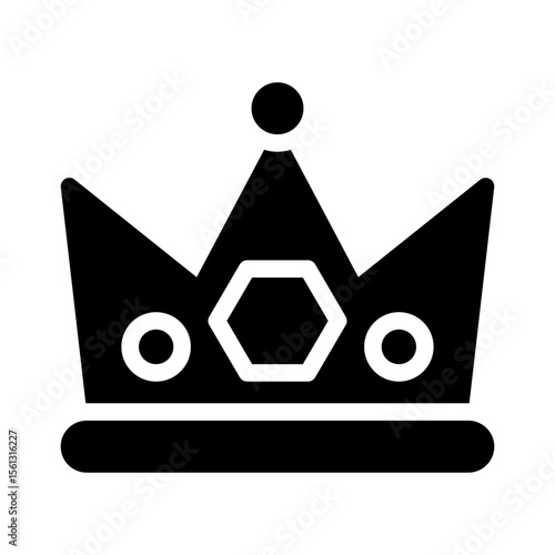 crown jewel glyph icon