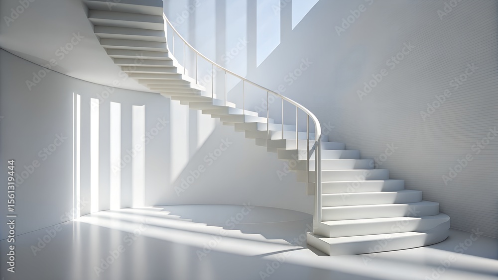 Fototapeta premium staircase in a modern building