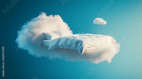 Cloud Bed A Dreamy Scene 