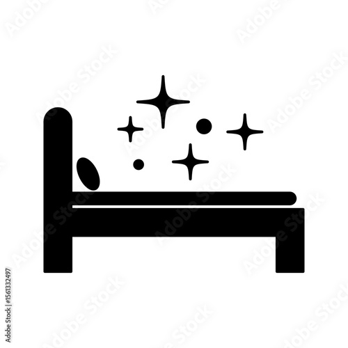 Room Cleaning line icon vector illustration