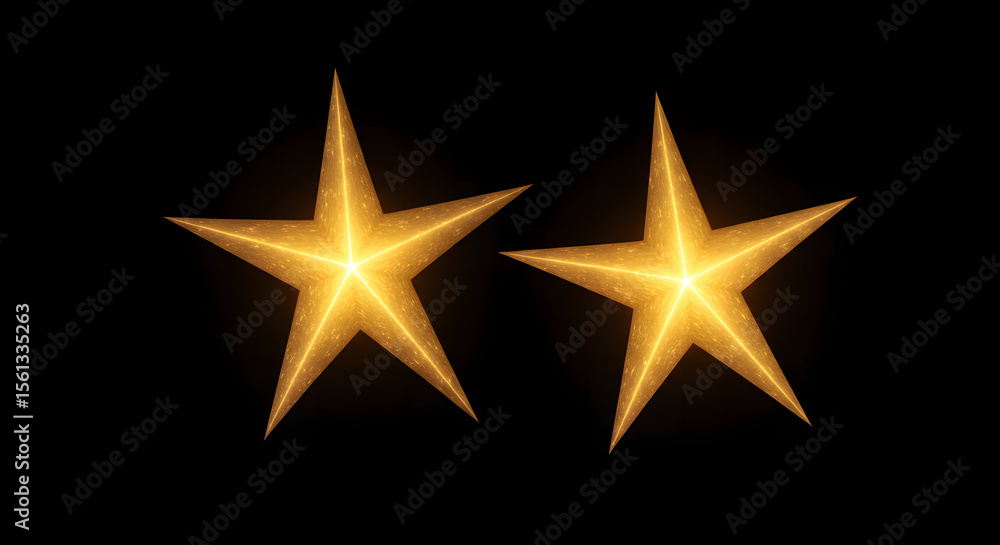 Obraz premium Abstract Geometric Star Patterns: Digital & Celestial Designs