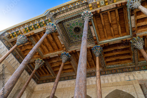 Traditional Uzbek architecture in Bukhara
