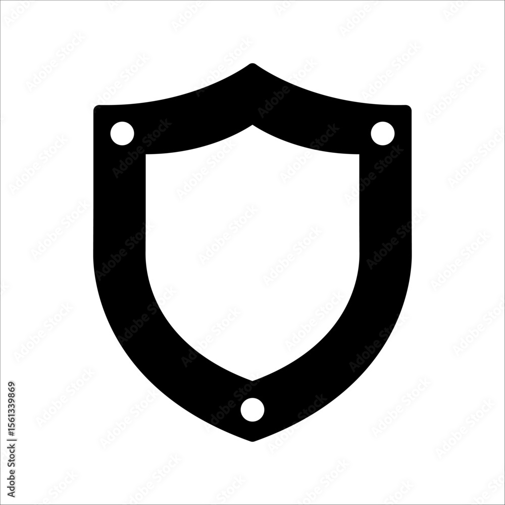 Obraz premium shield icon, Security and protection, safety. Awards and prizes. Interface for mobile software. etc.