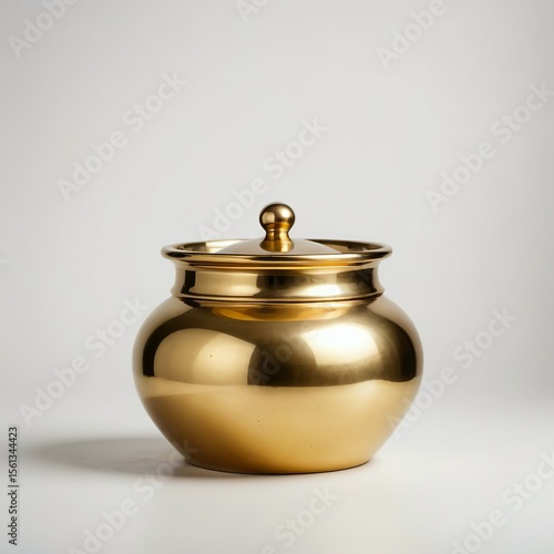 Wallpaper Mural Gold pot isolated on white background Torontodigital.ca